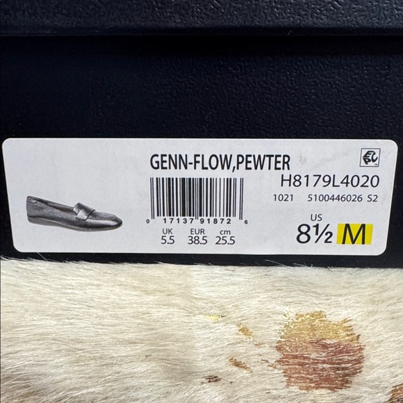 New - Women’s Naturalizer Genn-Flow Metallic Leather Loafers - Size 8.5M - Picture 4 of 5